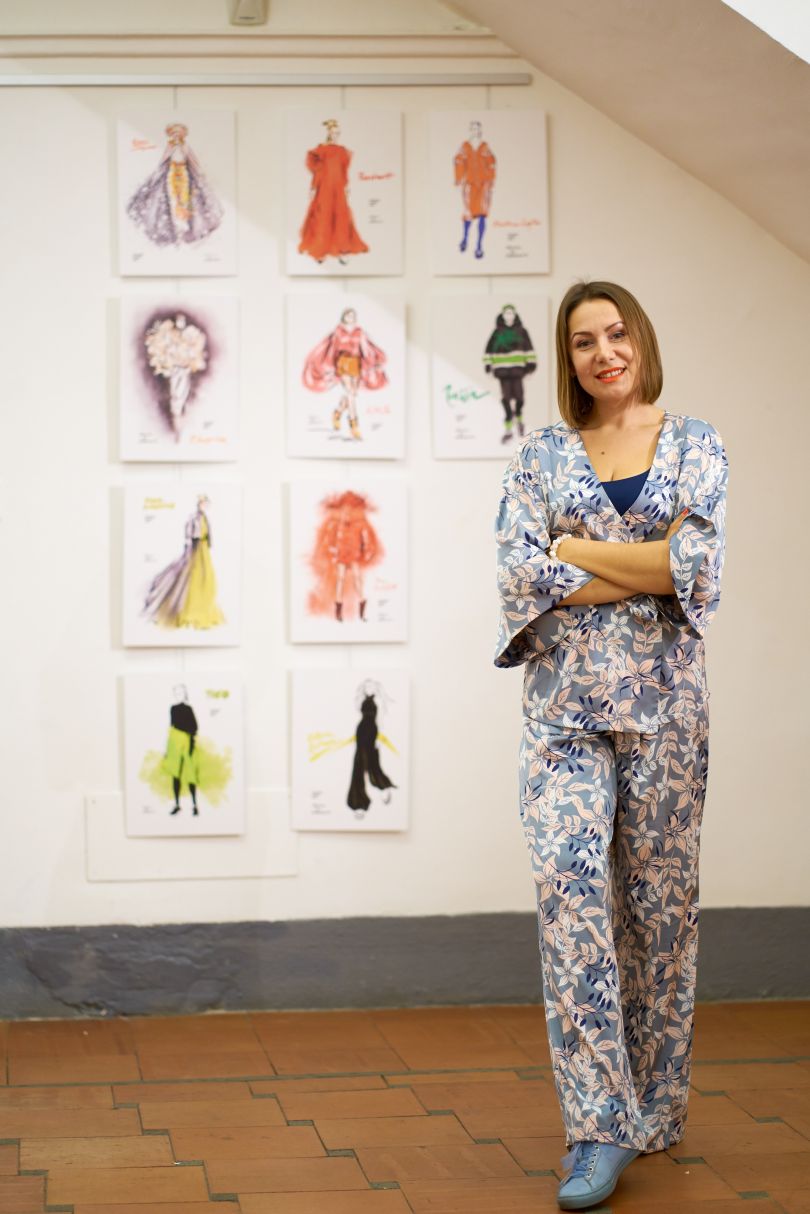Official illustrator of the UKRAINIAN FASHION WEEK-2019 Oksana Ivanchenko